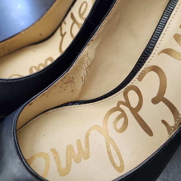 Sam Edelman Hazel Classic Professional Black Pumps Heels 10 - Picture 10 of 11